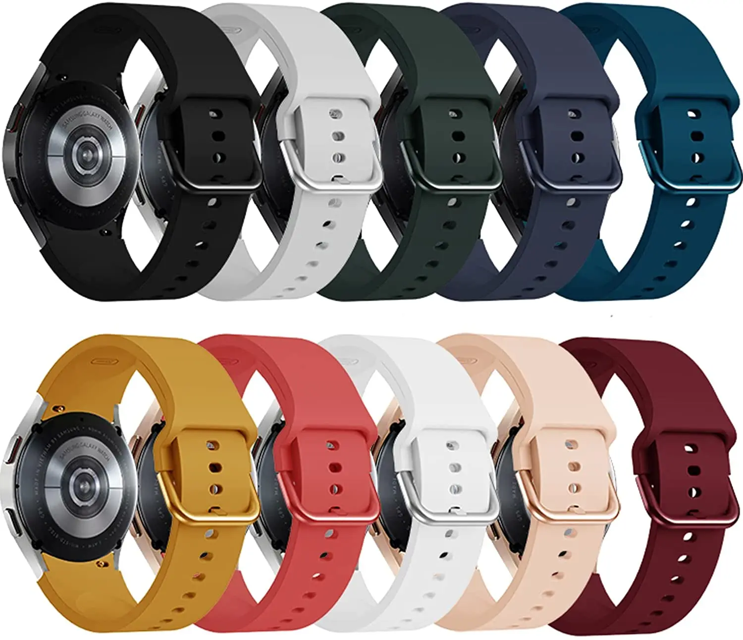 Arsfit 10 упаковок ремешков, совместимых с Samsung Galaxy Watch 4 40 мм 44 мм 2021 Galaxy Watch 4 Classic 42 мм 46 мм, регулируемый ремешок
Arsfit 10 упаковок ремешков, совместимых с Samsung Galaxy Watch 4 40 мм 44 мм 2021 Galaxy Watch 4 Classic 42 мм 46 мм, регулируемый ремешок