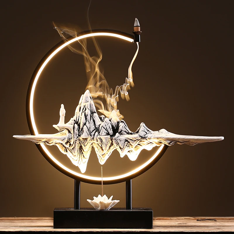 Big Metal Incense Burner Decoration Ceramic Flower Lotus Backflow Incense Burner Smoke Incense Waterfall Home Decor Perfumes
Big Metal Incense Burner Decoration Ceramic Flower Lotus Backflow Incense Burner Smoke Incense Waterfall Home Decor Perfumes