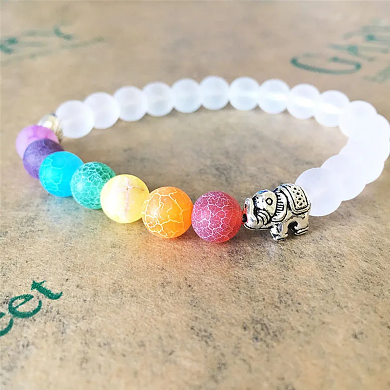 Elephant Charm Beaded Bracelet Reiki Prayer Stones Mala Bead Yoga Energy Bracelet Jewelry For Men Women
Elephant Charm Beaded Bracelet Reiki Prayer Stones Mala Bead Yoga Energy Bracelet Jewelry For Men Women