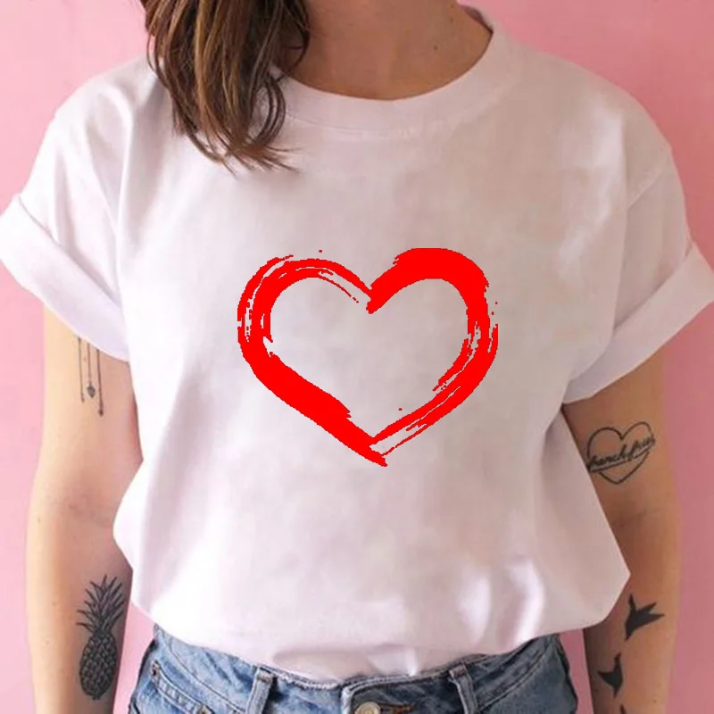 Women T-shirts with Hearts Casual Harajuku Print T-shirts Summer Women Short Sleeve Female T-shirts Vogue Women T-shirts Clothes
Women T-shirts with Hearts Casual Harajuku Print T-shirts Summer Women Short Sleeve Female T-shirts Vogue Women T-shirts Clothes