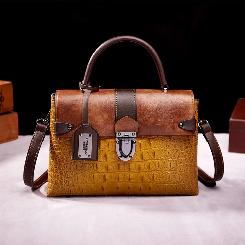 Luxury Designer Handbags for Women High Quality Leather Shoulder Bags Famous Brand HandBags Vintage Alligator Messenger Bag Tote
Luxury Designer Handbags for Women High Quality Leather Shoulder Bags Famous Brand HandBags Vintage Alligator Messenger Bag Tote