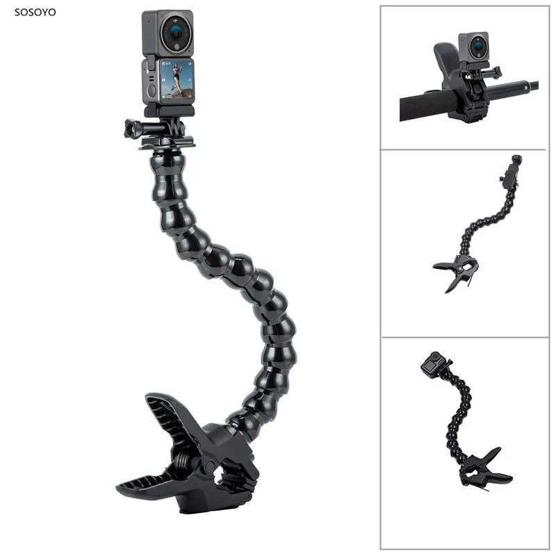 Flexible Clamp Lazy Bracket Serpentine Arm Fixed Border Mount Clips Set For DJI Osmo Action 2 Osmo Pocket 2 Camera Accessories
Flexible Clamp Lazy Bracket Serpentine Arm Fixed Border Mount Clips Set For DJI Osmo Action 2 Osmo Pocket 2 Camera Accessories
