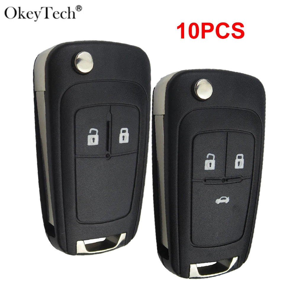Okeytech 10X Flip Folding Car Remote Key Shell Cover For Chevrolet Lova Sail Aveo Cruze for Opel Astra J Key Case 2/3/4/5 Button
Okeytech 10X Flip Folding Car Remote Key Shell Cover For Chevrolet Lova Sail Aveo Cruze for Opel Astra J Key Case 2/3/4/5 Button
