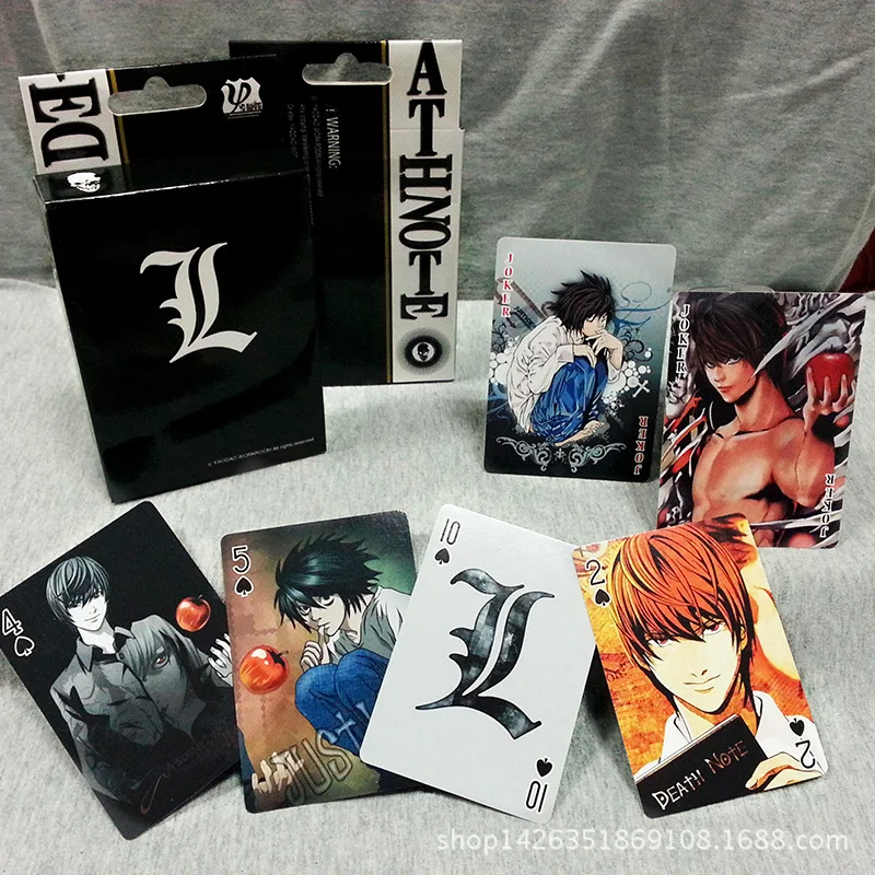 Игра для косплея, Misa Amane L Lawliet, тетрадь Death анимация Yagami светильник L, тетрадь COS, покер
Игра для косплея, Misa Amane L Lawliet, тетрадь Death анимация Yagami светильник L, тетрадь COS, покер