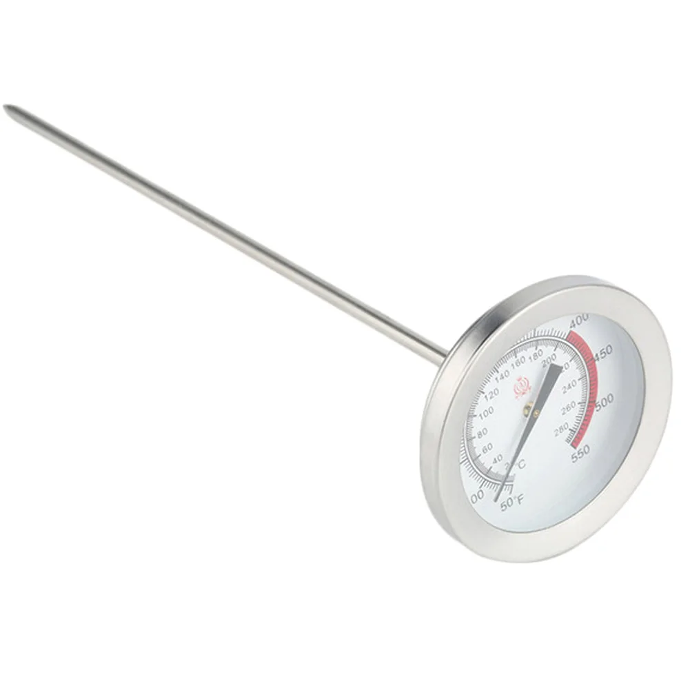 

Stainless Steel Frying Oil Thermometer For Kitchen Fryer Fries Fried Chicken Wings Barbecue Thermometer Gauge Kitchen Accessorie