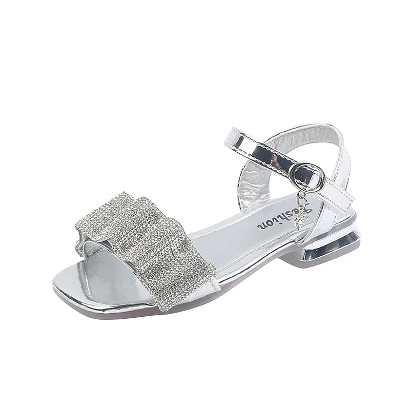 Girls' Sandals Fashion Rhinestone Princess Shoes 2021 Summer New Children's Beach Sandals Kids Sandals E921
Girls' Sandals Fashion Rhinestone Princess Shoes 2021 Summer New Children's Beach Sandals Kids Sandals E921