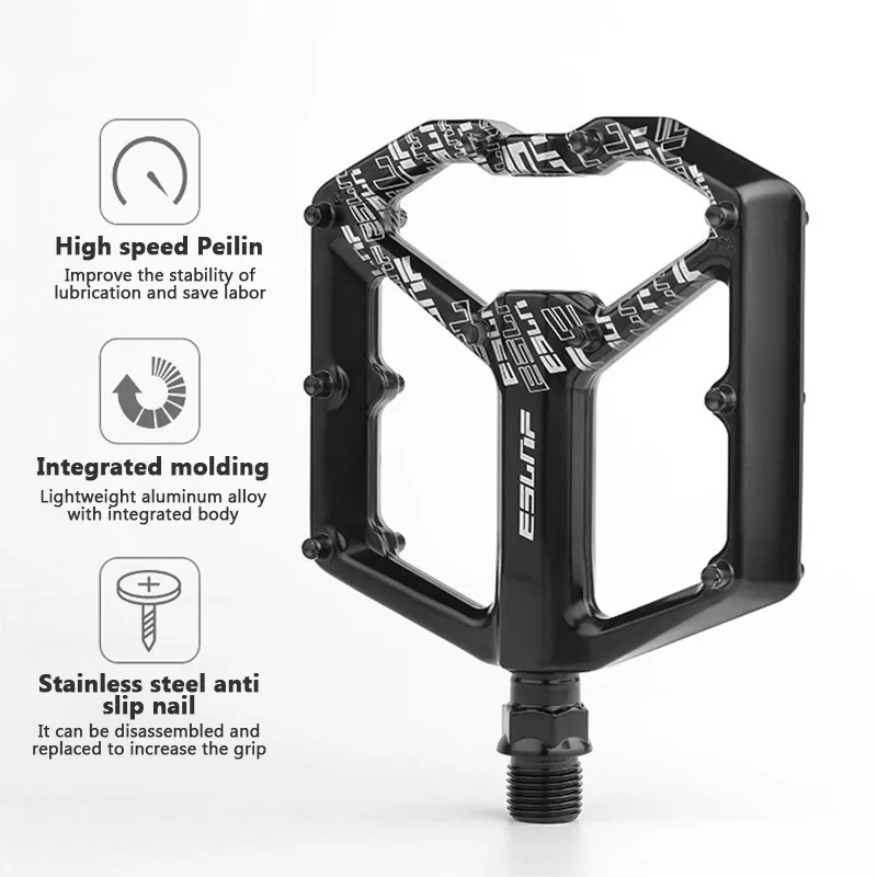 Anti-slip Ultralight Bicycle Pedal Quick Release Pedal Flat MTB 3 Bearings Pedal for Mountain Road Bike Accessories
Anti-slip Ultralight Bicycle Pedal Quick Release Pedal Flat MTB 3 Bearings Pedal for Mountain Road Bike Accessories