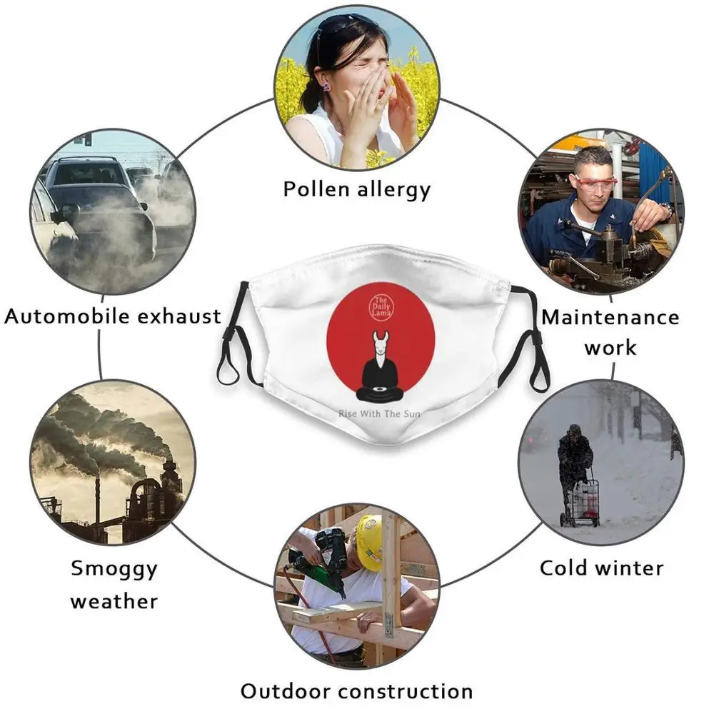 Rise With The Sun Reusable Mouth Face Mask Anti Haze Dustproof Mask With Filters For Child Adult Rise Sun Zen Buddhism Lama
Rise With The Sun Reusable Mouth Face Mask Anti Haze Dustproof Mask With Filters For Child Adult Rise Sun Zen Buddhism Lama