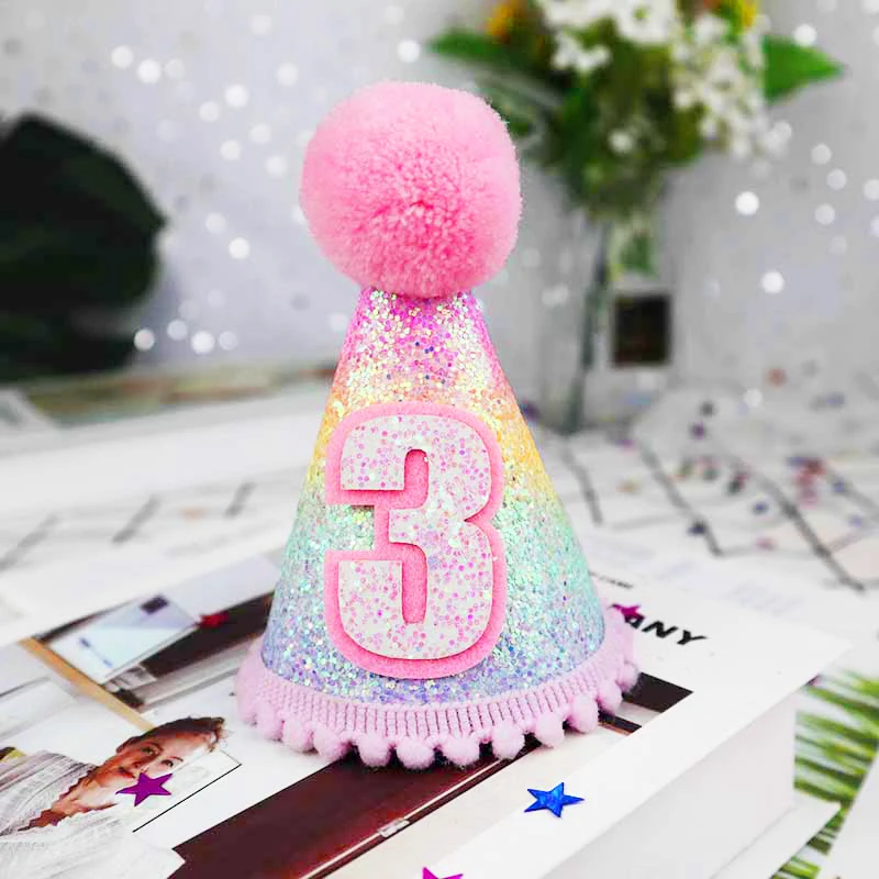 1Pcs 1/2/3 Birthday Hat Caps For Kids Glitter Mermaid Cone Hat 1st Birthday Hat Newborn Baby Shower Birthday Party Decoration
1Pcs 1/2/3 Birthday Hat Caps For Kids Glitter Mermaid Cone Hat 1st Birthday Hat Newborn Baby Shower Birthday Party Decoration