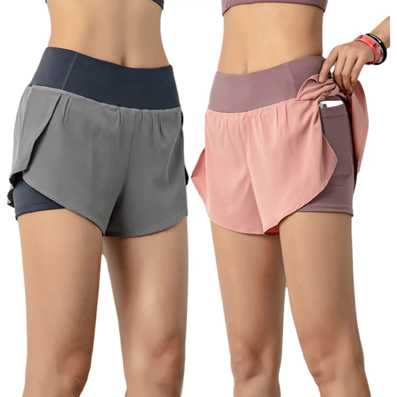 Summer Fake Two-piece Female Sports Shorts Anti-empty Running Yoga Tights Fitness Abdominal Pockets And Shorts
Summer Fake Two-piece Female Sports Shorts Anti-empty Running Yoga Tights Fitness Abdominal Pockets And Shorts