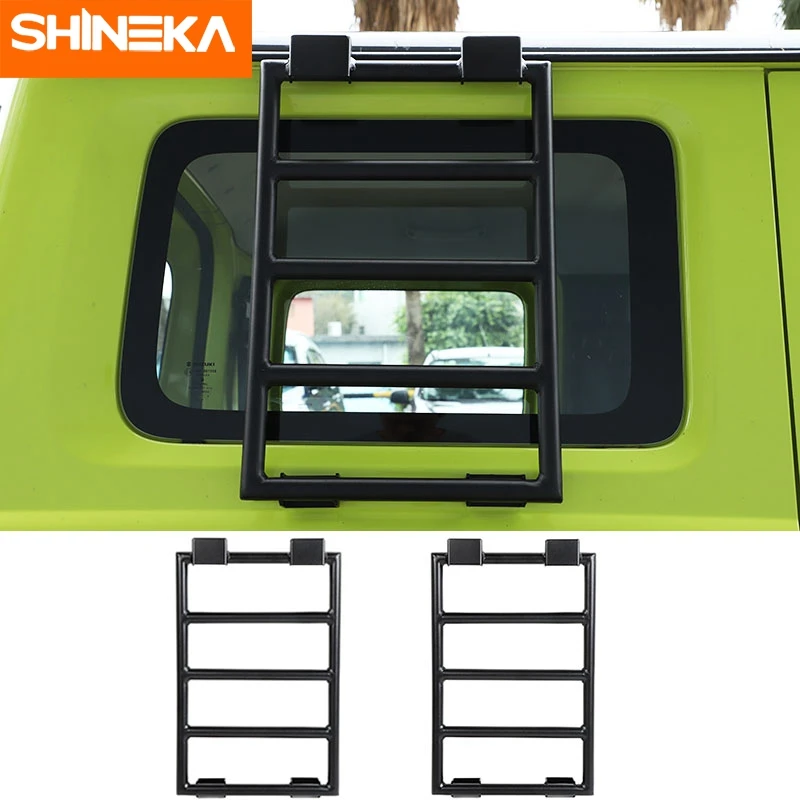 SHINEKA Iron Car Rear Window Extension Climbing Ladder Protective Frames Exterior Accessories For Suzuki Jimny 2019 2020 2021
SHINEKA Iron Car Rear Window Extension Climbing Ladder Protective Frames Exterior Accessories For Suzuki Jimny 2019 2020 2021