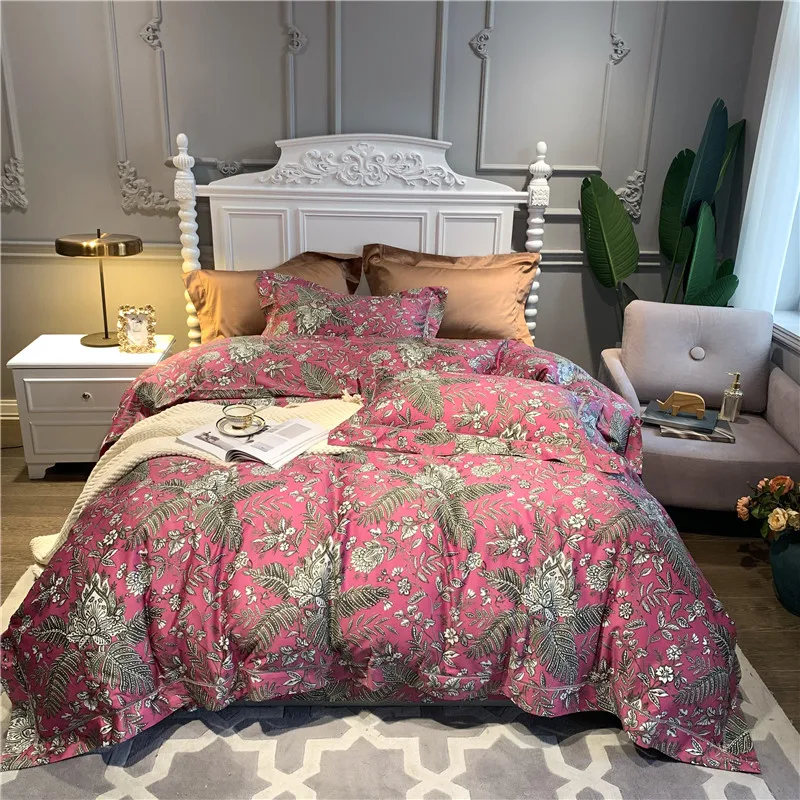 Vibrant Red/Pink Rose Garden Colorful Bedding Set 600TC Egyptian Cotton Ultra Soft Duvet Cover Bed Sheets set Queen King size
Vibrant Red/Pink Rose Garden Colorful Bedding Set 600TC Egyptian Cotton Ultra Soft Duvet Cover Bed Sheets set Queen King size