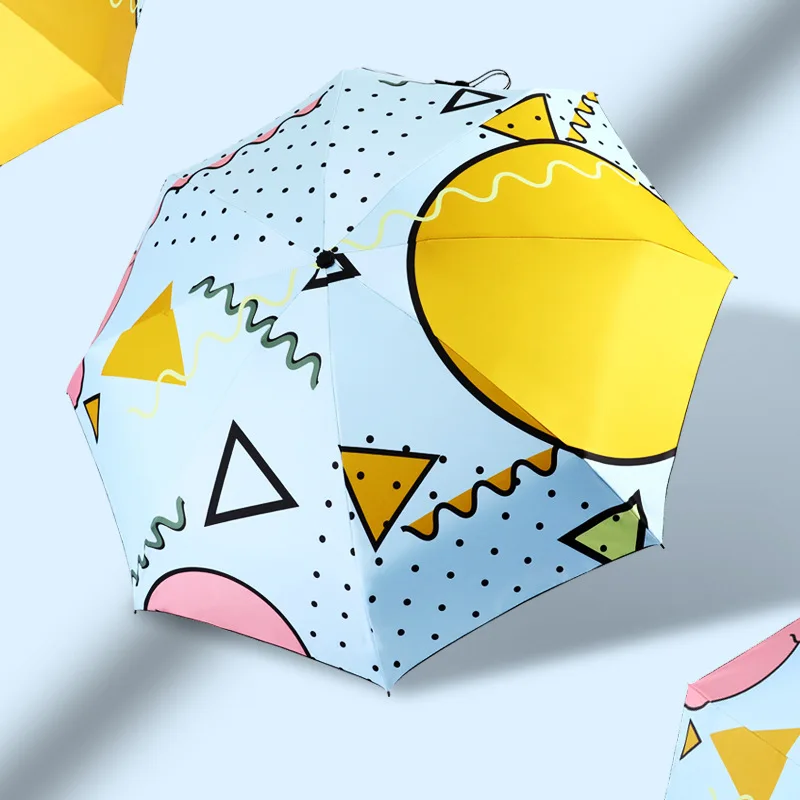 Creative Personality Parasol Sun Protection UV Protection Umbrella Sunny Rain Dual-use Vinyl Folding Umbrella Portable Umbrella
Creative Personality Parasol Sun Protection UV Protection Umbrella Sunny Rain Dual-use Vinyl Folding Umbrella Portable Umbrella