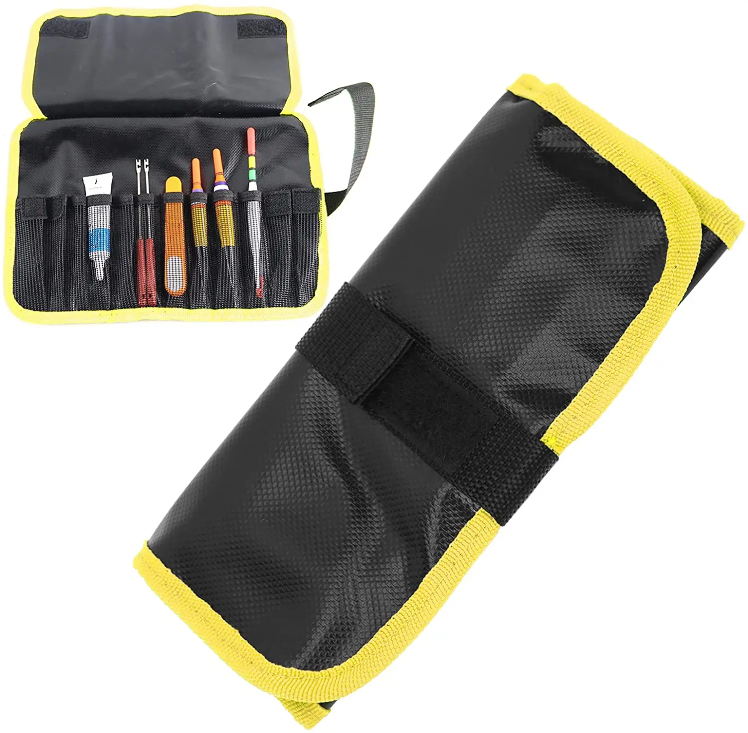 Multifunctional Fishing Lure Iron Storage Bag Leather Surface Roll Folding Pack Waterproof Large Capacity Fishing Tackle Bag
Multifunctional Fishing Lure Iron Storage Bag Leather Surface Roll Folding Pack Waterproof Large Capacity Fishing Tackle Bag