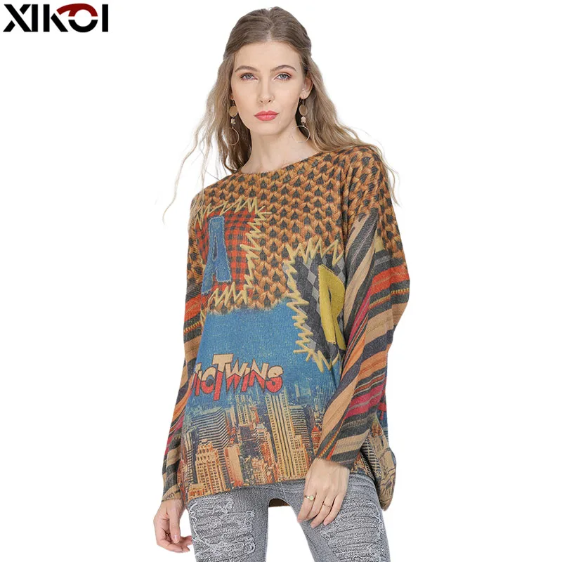 XIKOI Winter Oversized Sweater For Women Warm Long Pullover Dresses Fashion Building Print Jumper Knitted Sweater Pull Femme
XIKOI Winter Oversized Sweater For Women Warm Long Pullover Dresses Fashion Building Print Jumper Knitted Sweater Pull Femme