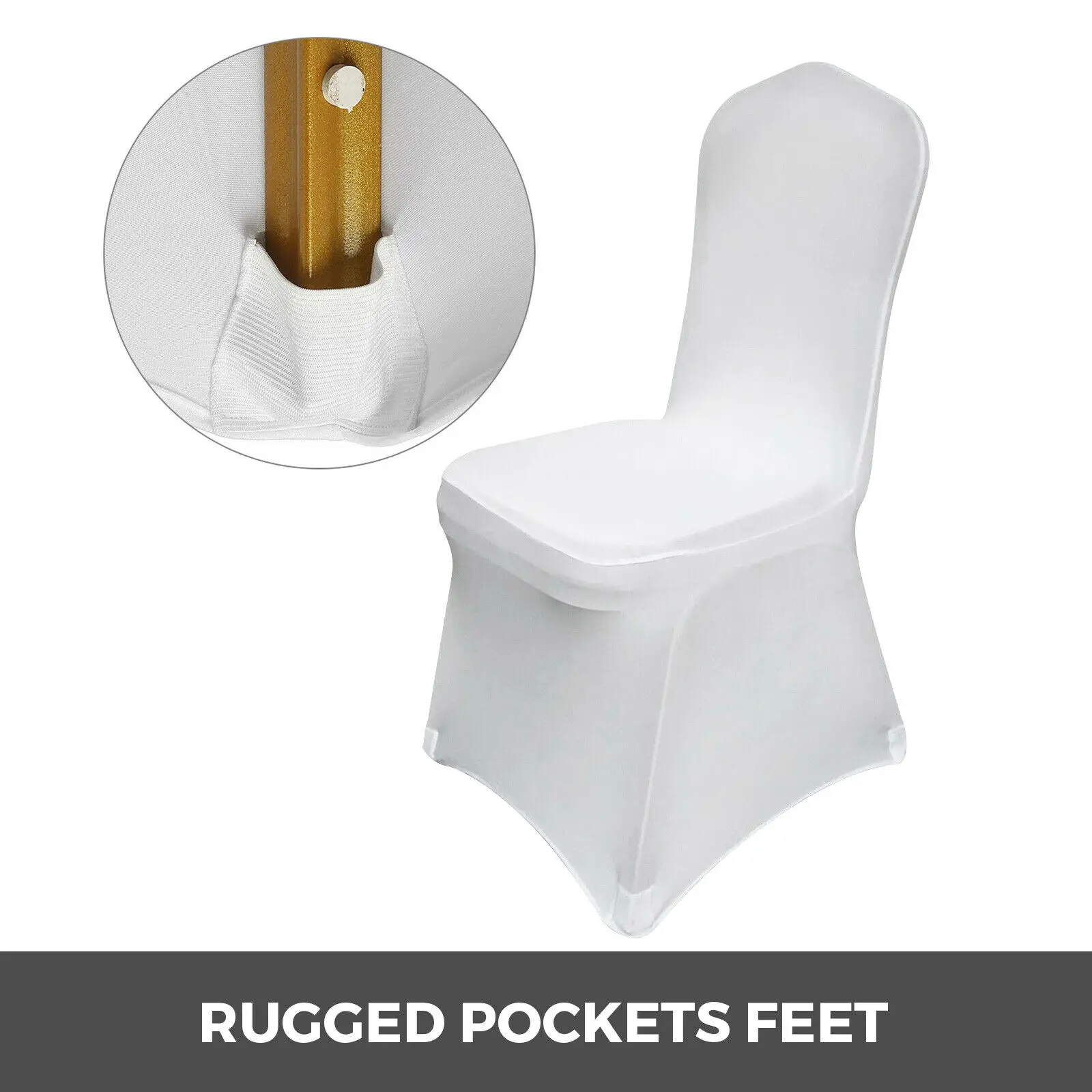 100pcs chair cover easy to use and wash white elastic wedding decoration spandex Multi-scenario application
100pcs chair cover easy to use and wash white elastic wedding decoration spandex Multi-scenario application