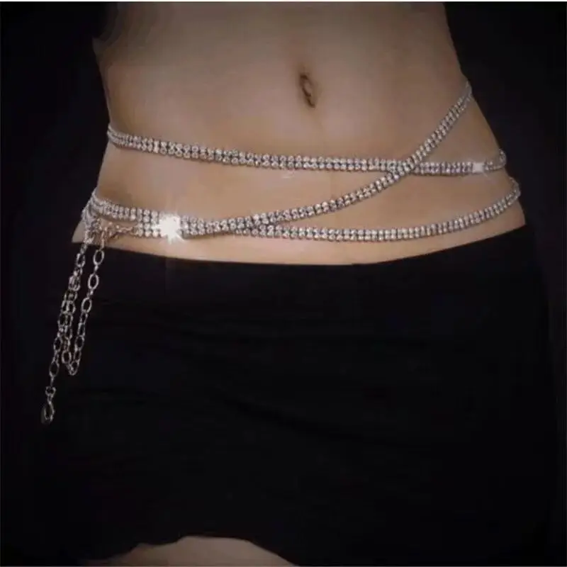 Fashion women shiny Crystal Rhinestone sexy body chain waist chain summer beach bikini close fitting jewelry accessories wholesa
Fashion women shiny Crystal Rhinestone sexy body chain waist chain summer beach bikini close fitting jewelry accessories wholesa