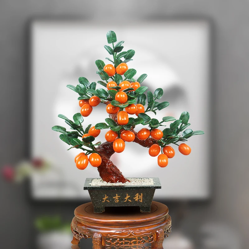 Natural jade golden orange tree ornament bonsai decoration plant indoor living room porch TV cabinet bonsai
Natural jade golden orange tree ornament bonsai decoration plant indoor living room porch TV cabinet bonsai