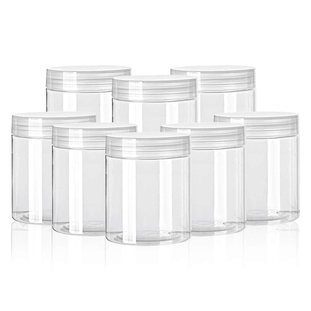10pcs Food Storage Jars Clear Lid 30/50/60/80/100/120/150ml Transparent Screw Empty Bottle Pot Balm Plastic Container Can Tin
10pcs Food Storage Jars Clear Lid 30/50/60/80/100/120/150ml Transparent Screw Empty Bottle Pot Balm Plastic Container Can Tin