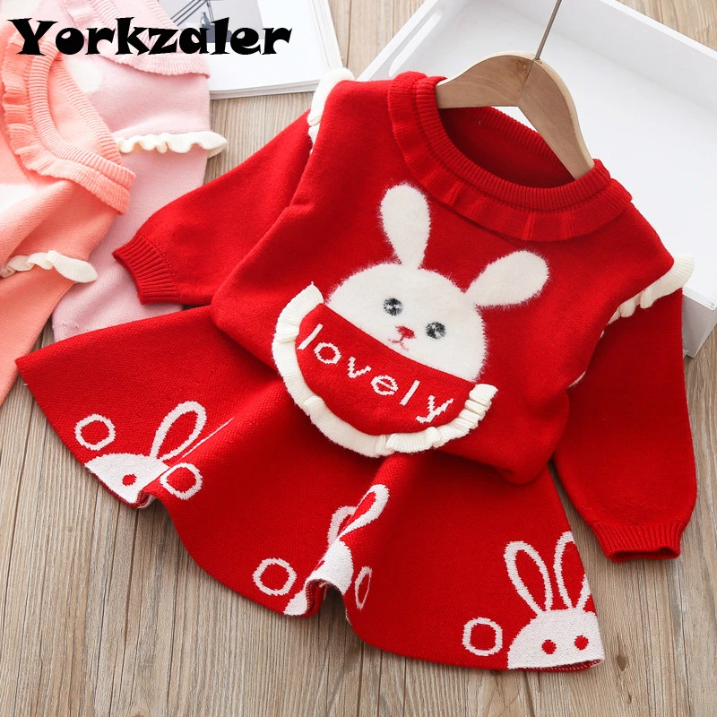 2020 Autumn Knitwear Princess Clothes Set for Girls Rabbit Pullover Sweater + Pleated Skirts 2Pcs Christmas Sweater Set
2020 Autumn Knitwear Princess Clothes Set for Girls Rabbit Pullover Sweater + Pleated Skirts 2Pcs Christmas Sweater Set