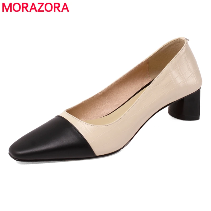 Женские туфли-лодочки из натуральной кожи MORAZORA, черные офисные туфли-лодочки из натуральной кожи на среднем каблуке, весна-лето 2021
Женские туфли-лодочки из натуральной кожи MORAZORA, черные офисные туфли-лодочки из натуральной кожи на среднем каблуке, весна-лето 2021