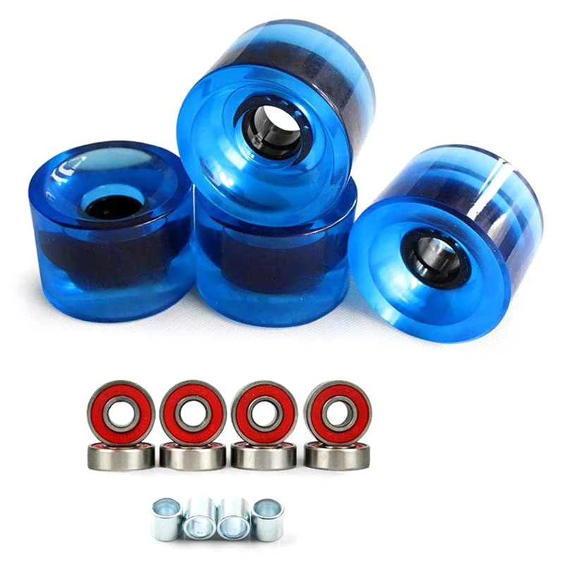 Dancing Longboard 4PCS Skateboard Wheels Bearings ABEC-9 70X51mm PU 78A 75% Rebound Large Size Wheels
Dancing Longboard 4PCS Skateboard Wheels Bearings ABEC-9 70X51mm PU 78A 75% Rebound Large Size Wheels