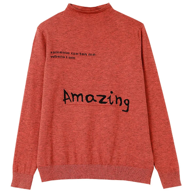 high neck long sleeve bottomed loose 2021 spring autumn new Pullover Fashion printed sweater for women's Large size M L XL
high neck long sleeve bottomed loose 2021 spring autumn new Pullover Fashion printed sweater for women's Large size M L XL