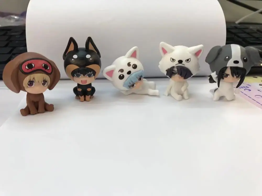 Q Version 5pcs GINTAMA Figure Cosplay Animal Sakata Gintoki HIJIKATA TOSHIRON Okita Sougo Figure Chrismas Gifts
Q Version 5pcs GINTAMA Figure Cosplay Animal Sakata Gintoki HIJIKATA TOSHIRON Okita Sougo Figure Chrismas Gifts
