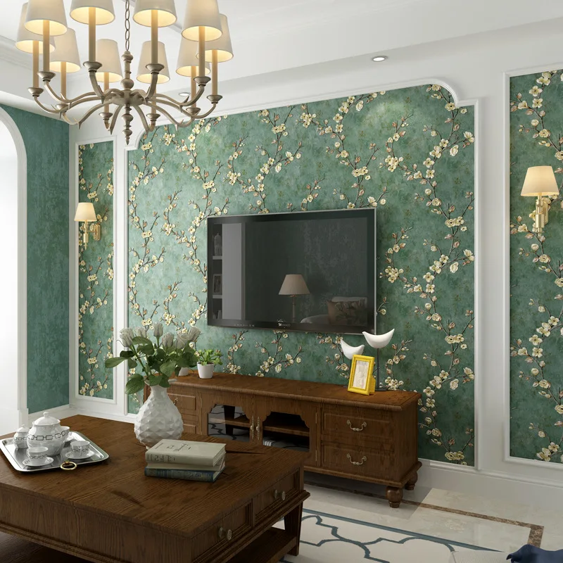 Beige Green Non Woven Wallpaper 3D Floral Wall Sticker Home Bedroom Living Room Girls Room Decor Wallpapers Roll Papers
Beige Green Non Woven Wallpaper 3D Floral Wall Sticker Home Bedroom Living Room Girls Room Decor Wallpapers Roll Papers