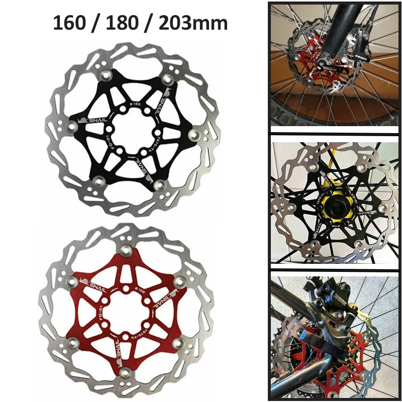 Bicycle Brake Disc Rotors 160/180/203 mm Floating Rotor MTB Fahrrad Schwimmscheibe Bremsscheibe 6-Loch
Bicycle Brake Disc Rotors 160/180/203 mm Floating Rotor MTB Fahrrad Schwimmscheibe Bremsscheibe 6-Loch