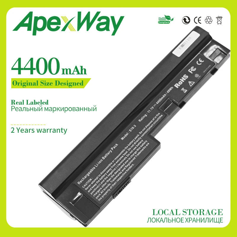 ApexWay 6 ячеек 11,1 В Новый аккумулятор для ноутбука Lenovo IdeaPad S100 S10-3 S205 S110 U160 S100c S205s U165 L09C3Z14 L09S6Y14 L09M6Y14
ApexWay 6 ячеек 11,1 В Новый аккумулятор для ноутбука Lenovo IdeaPad S100 S10-3 S205 S110 U160 S100c S205s U165 L09C3Z14 L09S6Y14 L09M6Y14