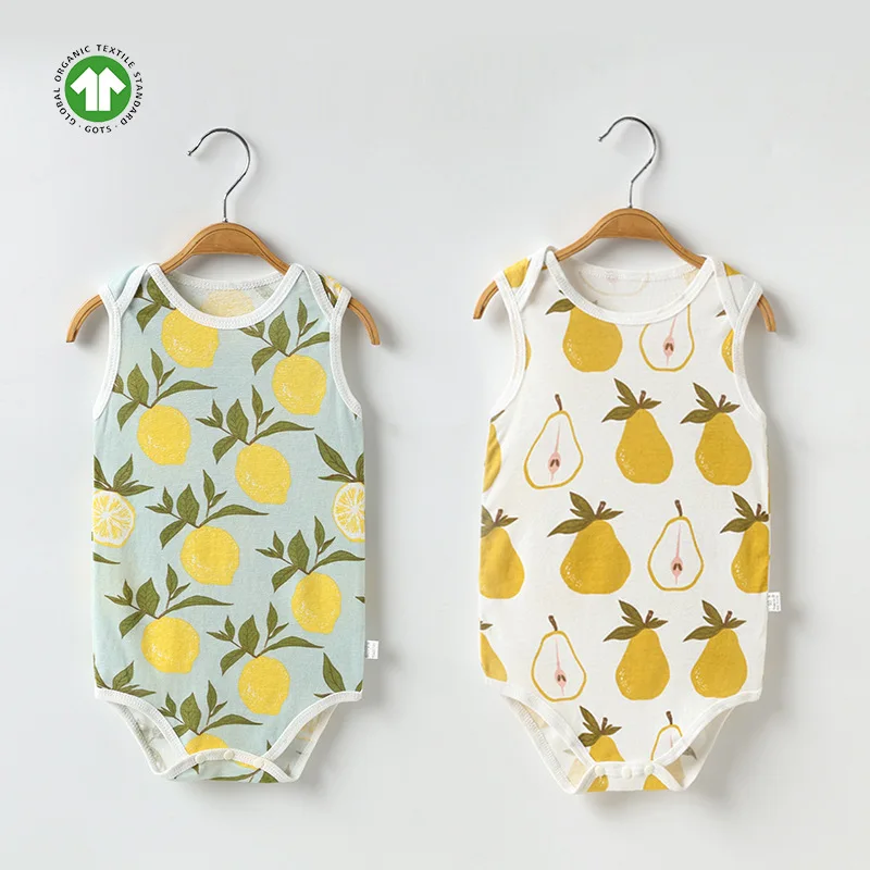 Baby Triangle Romper Bag Hip Thin Summer Baby Clothing Soft Breathable Organic Cotton Romper Sleeveless Vest Newborn Bodysuit
Baby Triangle Romper Bag Hip Thin Summer Baby Clothing Soft Breathable Organic Cotton Romper Sleeveless Vest Newborn Bodysuit