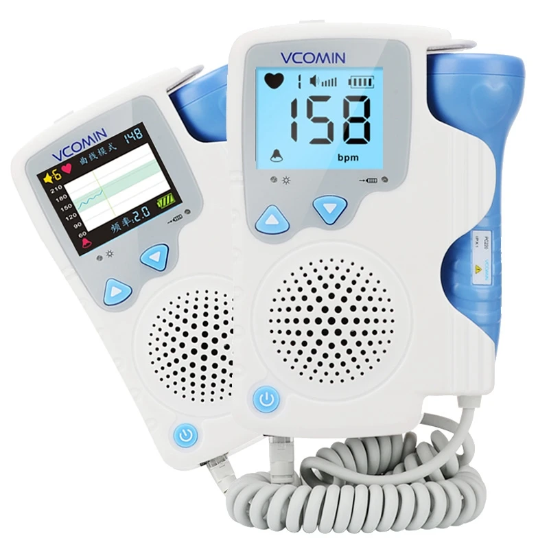 

2.0MHz Prenatal Fetal Doppler Baby Heartbeat Monitor Baby Heart Rate Detector Sonar Doppler For Pregnant Women No Radiation