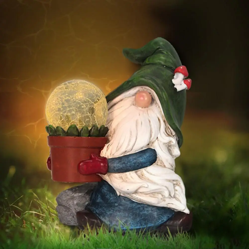 Outdoor Solar Light Lawn Yard Home Dwarf Resin Cartoon Gnome With Lantern Ornament Lamps Art Craft For Home Garden Decorations
Outdoor Solar Light Lawn Yard Home Dwarf Resin Cartoon Gnome With Lantern Ornament Lamps Art Craft For Home Garden Decorations