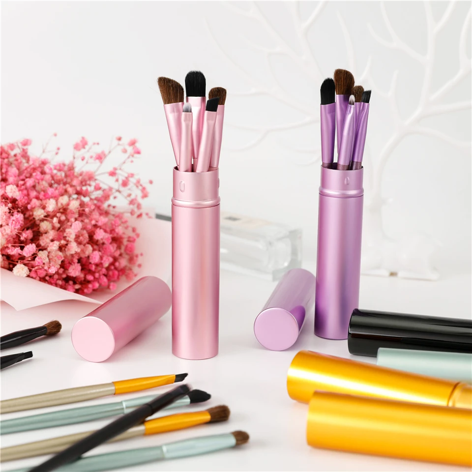New 5pcs Professional Travel Portable Mini Eye Makeup Brushes Set Smudge Eyeshadow Eyeliner Eyebrow Brush Lip Make Up Brush kit
New 5pcs Professional Travel Portable Mini Eye Makeup Brushes Set Smudge Eyeshadow Eyeliner Eyebrow Brush Lip Make Up Brush kit