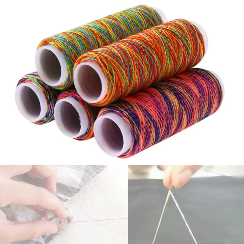 5Pcs/Set Gradient Rainbow Colorful Polyester Thin Hand Sewing Thread Embroidery Stitching Yarn DIY Craft Knitting Accessories
5Pcs/Set Gradient Rainbow Colorful Polyester Thin Hand Sewing Thread Embroidery Stitching Yarn DIY Craft Knitting Accessories