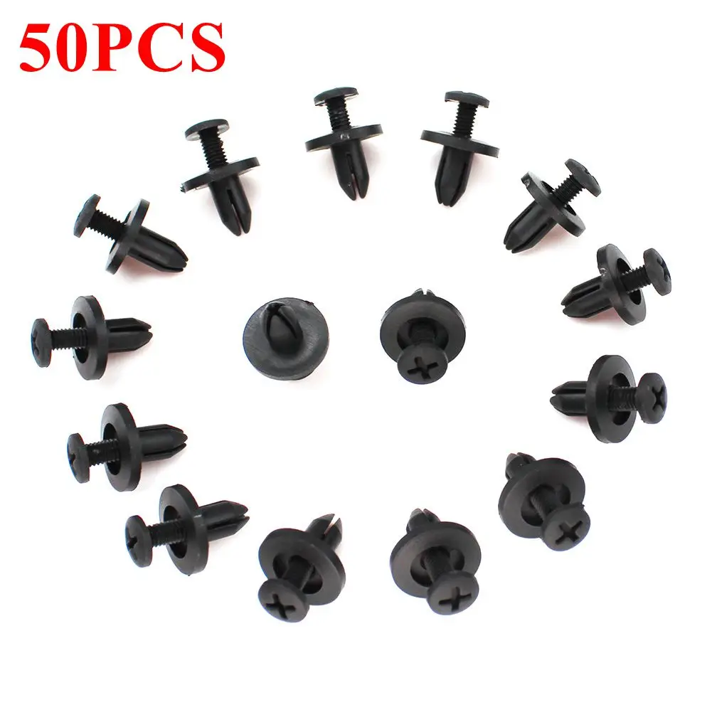 50PCS 6mm 8mm Auto Bumper Fastener Hole Rivet Retainer Push Engine Cover Car Door Trim Panel Clip Fasteners for Toyota Honda
50PCS 6mm 8mm Auto Bumper Fastener Hole Rivet Retainer Push Engine Cover Car Door Trim Panel Clip Fasteners for Toyota Honda