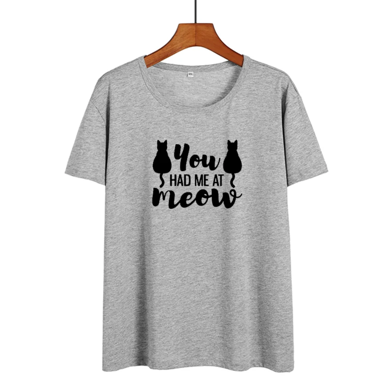 You and Me At Meow Cat Mom Shirt Fashion Funny Graphic Short Sleeve Top Tees 100% Cotton Plus Size Women T-shirt for Mama Mother
You and Me At Meow Cat Mom Shirt Fashion Funny Graphic Short Sleeve Top Tees 100% Cotton Plus Size Women T-shirt for Mama Mother