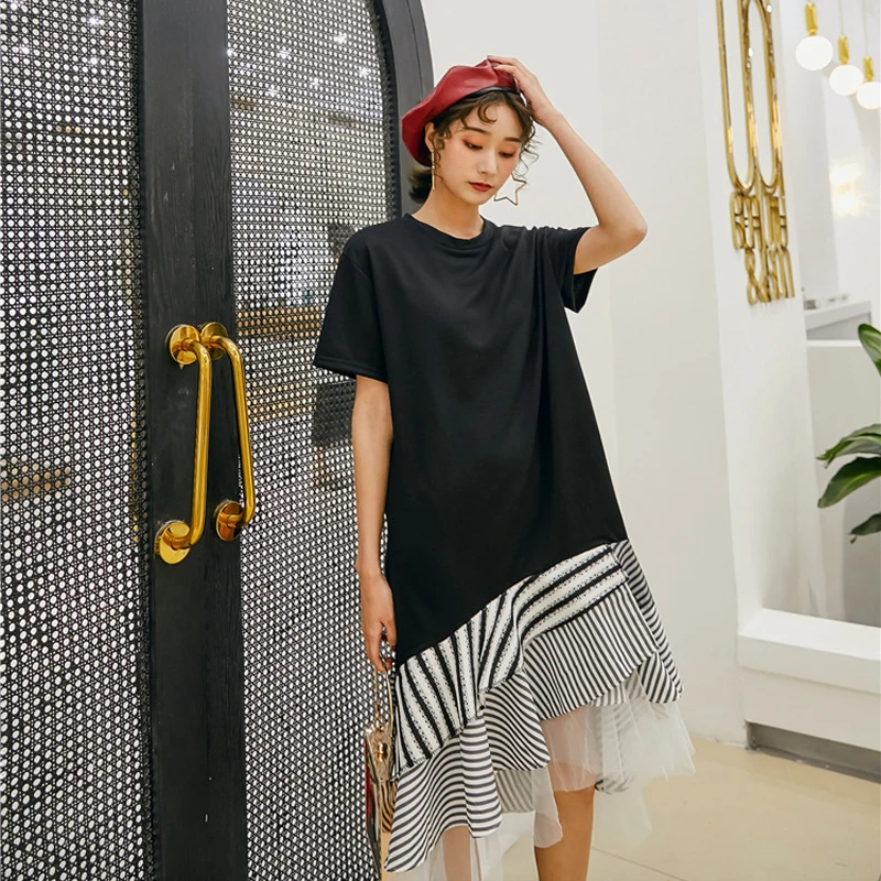 Spring and Summer New Style Korean Fashion Women's Clothing Temperate Ruffled Chiffon Dress
Spring and Summer New Style Korean Fashion Women's Clothing Temperate Ruffled Chiffon Dress