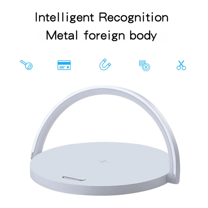 Qi Wireless Charger LED Table Lamp DC5V 10W USB Charging LED Desk Lamp Light Adjustment Table Bedside Lamp With Phone Holder
Qi Wireless Charger LED Table Lamp DC5V 10W USB Charging LED Desk Lamp Light Adjustment Table Bedside Lamp With Phone Holder
