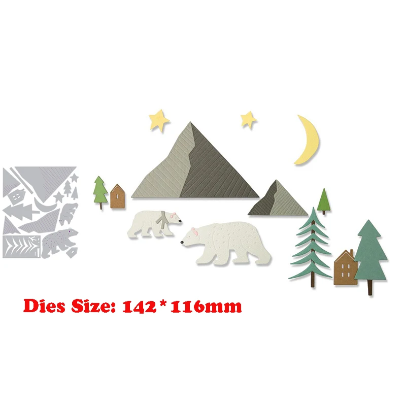 New Metal Cutting Dies For 2021 DIY Scrapbooking Arctic Bear Winter Snowflake Stencils Paper Card Craft Troqueles
New Metal Cutting Dies For 2021 DIY Scrapbooking Arctic Bear Winter Snowflake Stencils Paper Card Craft Troqueles