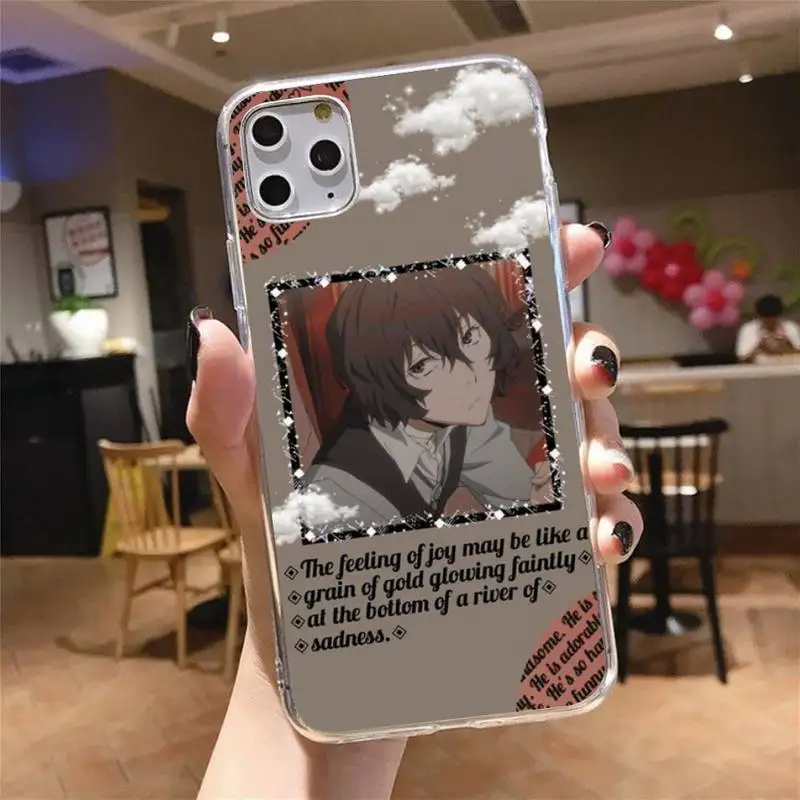 Anime Bungou Stray Dogs Phone Case Transparent for iPhone 6 7 8 11 12 s mini pro X XS XR MAX Plus cover funda shell
Anime Bungou Stray Dogs Phone Case Transparent for iPhone 6 7 8 11 12 s mini pro X XS XR MAX Plus cover funda shell