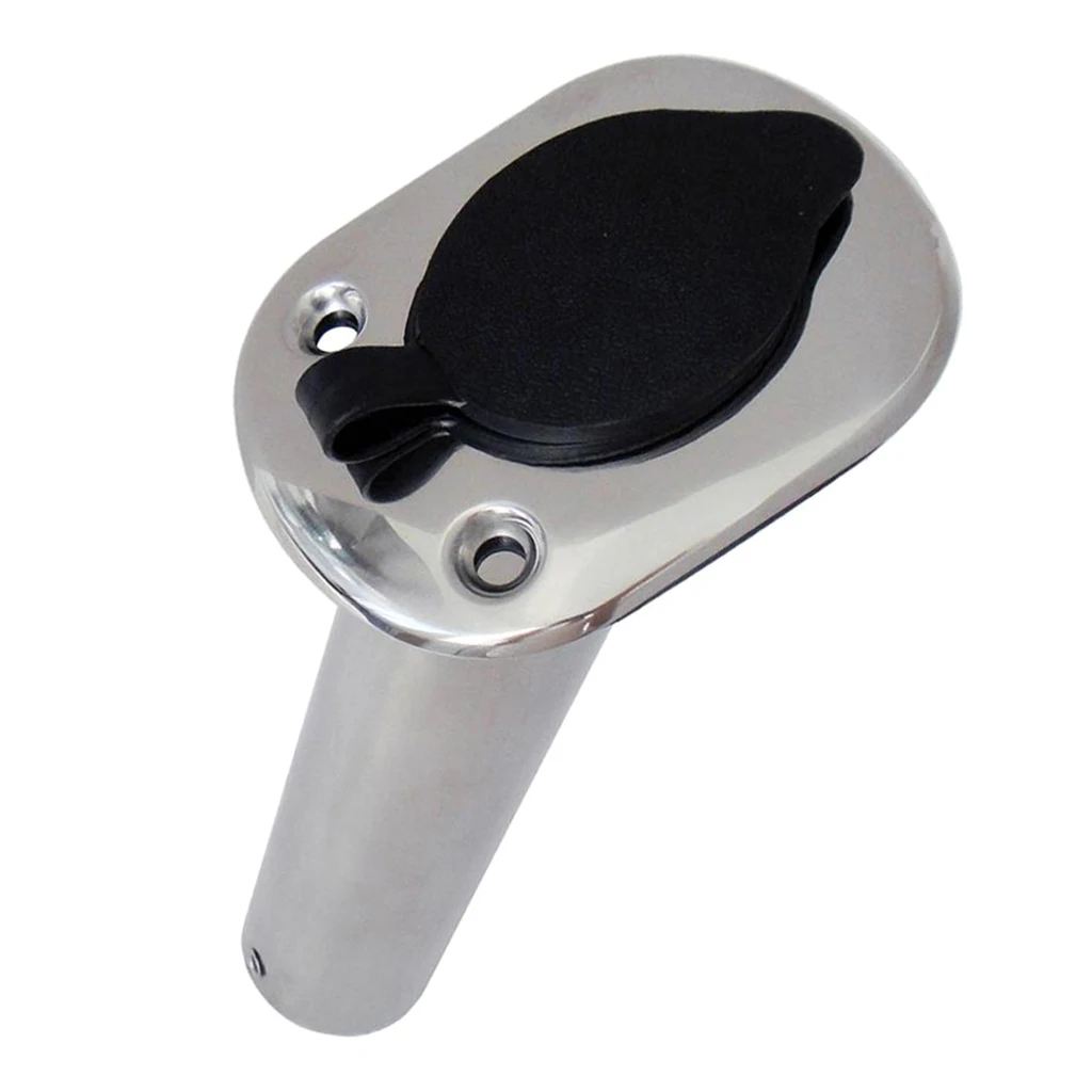 Stainless Steel 30 Degree Flush Mount Rod Holder w/ Cap for Boats Kayak Fishing Pole
Stainless Steel 30 Degree Flush Mount Rod Holder w/ Cap for Boats Kayak Fishing Pole