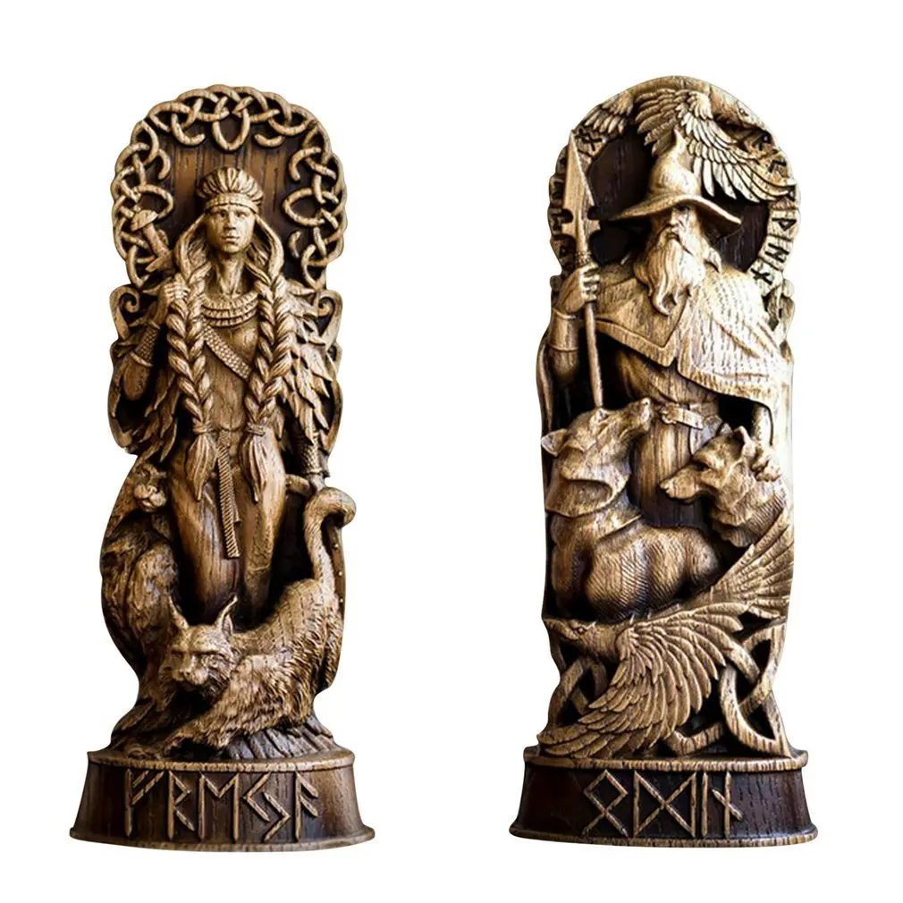 Home decoration Freyja Statue Freya Norse Gods Carving Altar Heathen Asatru Viking God Goddes Sculpture Pantheon Resin Ornaments
Home decoration Freyja Statue Freya Norse Gods Carving Altar Heathen Asatru Viking God Goddes Sculpture Pantheon Resin Ornaments