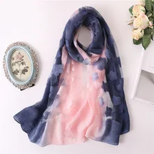 2021 шарф на весенне летний сезон шелковые шарфы для женщин