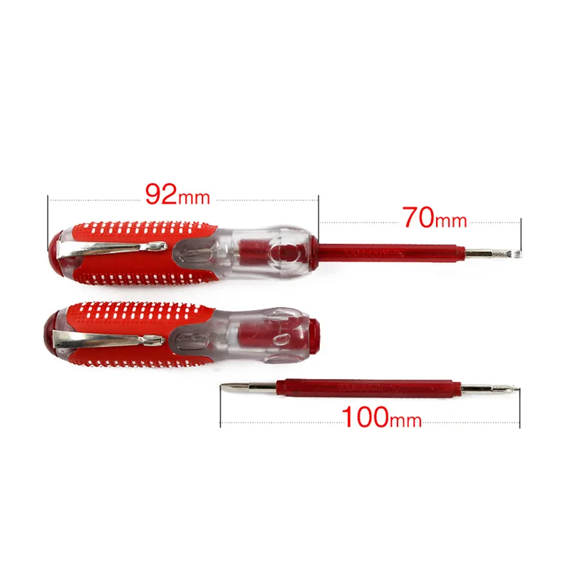 100-500V Test Pencil Screwdriver Durable Insulation Electrician Home Tool Multifunctional Cross Slotted Screwdriver Tester
100-500V Test Pencil Screwdriver Durable Insulation Electrician Home Tool Multifunctional Cross Slotted Screwdriver Tester