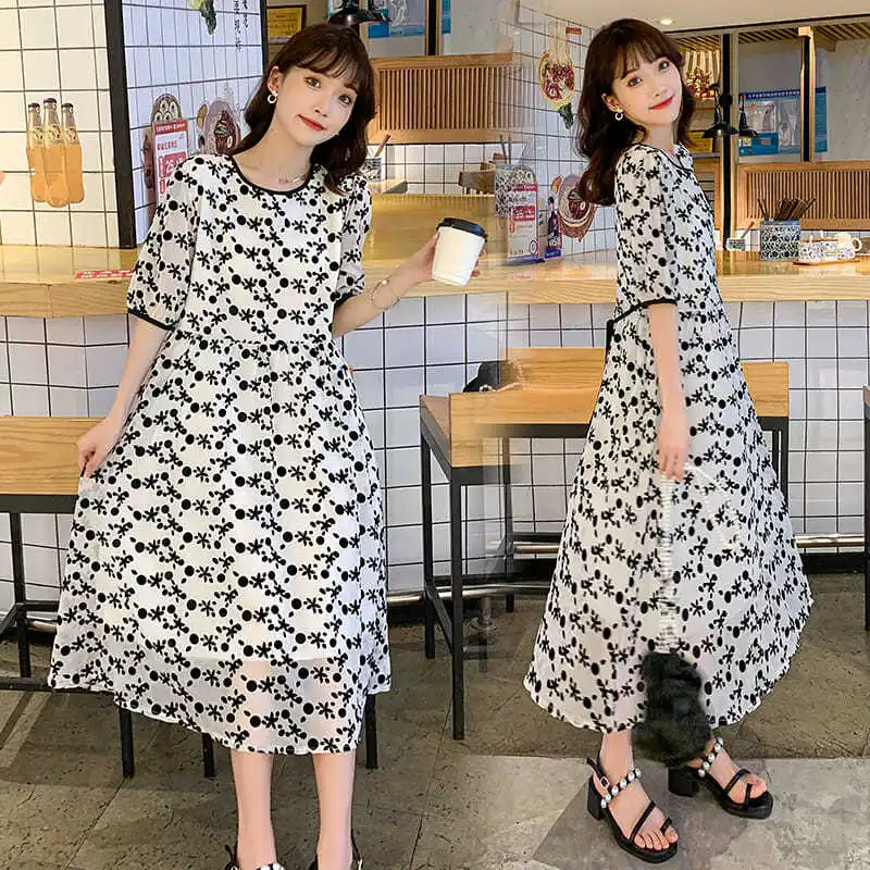 2021 summer new 120kg extra large size women's loose and thin French super fairy floral dress
2021 summer new 120kg extra large size women's loose and thin French super fairy floral dress