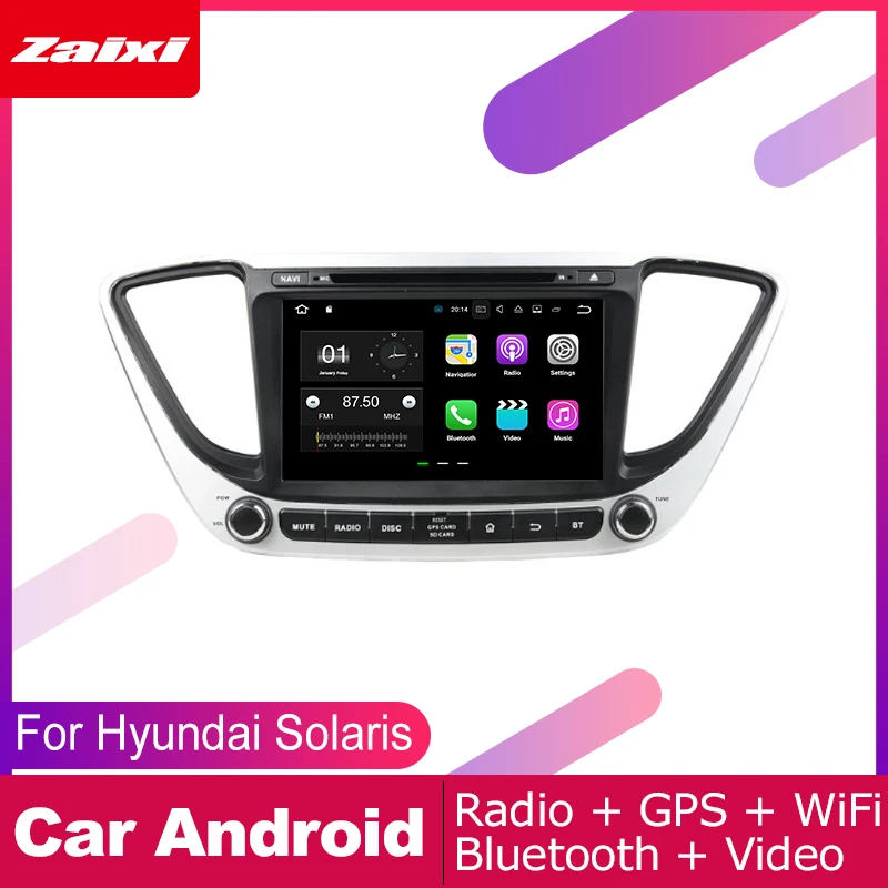 ZaiXi android car dvd gps multimedia player For Hyundai Solaris 2016~2019 car dvd navigation radio video audio player Navi Map
ZaiXi android car dvd gps multimedia player For Hyundai Solaris 2016~2019 car dvd navigation radio video audio player Navi Map