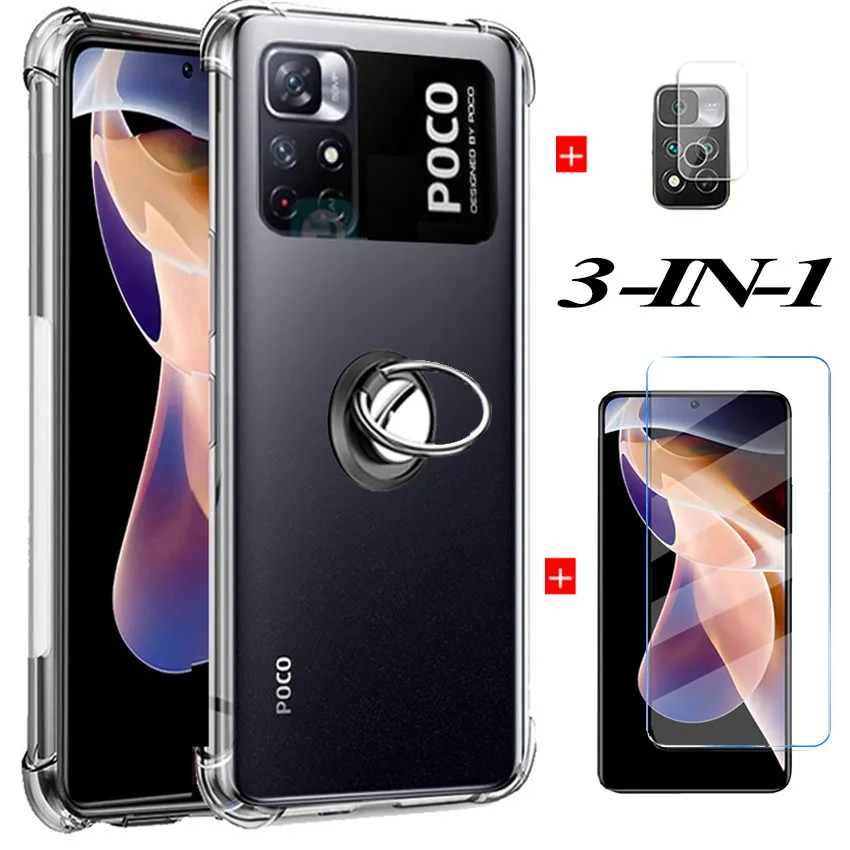 3in1 Phone Case For POCO M4 Pro 5 G Back Cover POCOM4 Pro Camera Protection POCOM4Pro M4 POCO X3 Pro Funda POCO M4Pro Ring Case
3in1 Phone Case For POCO M4 Pro 5 G Back Cover POCOM4 Pro Camera Protection POCOM4Pro M4 POCO X3 Pro Funda POCO M4Pro Ring Case