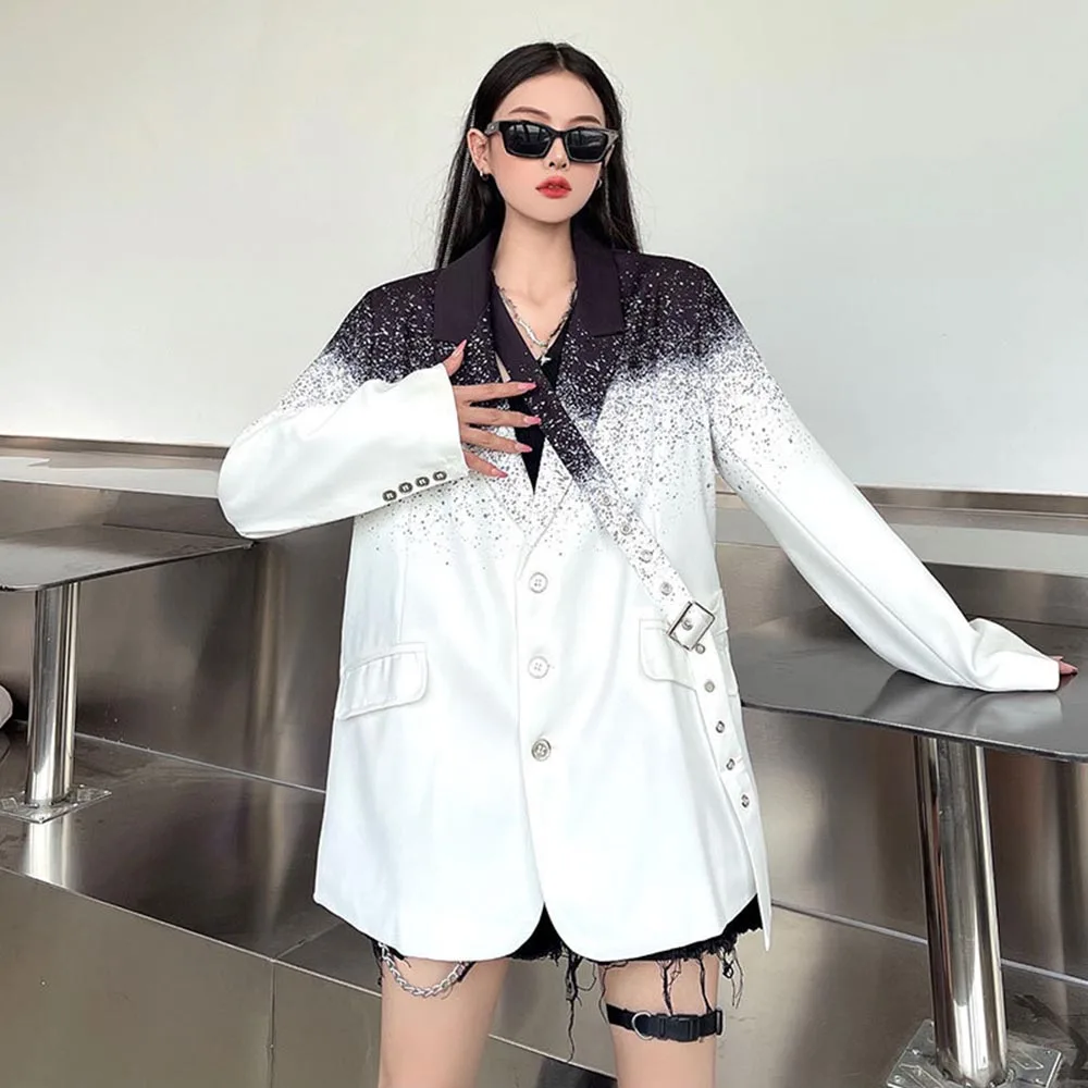 Jackets For Women 2021 Korean Fashion Streetwear Office Lady Long Sleeve Printing Professional Outerwear White Blazer Femme
Jackets For Women 2021 Korean Fashion Streetwear Office Lady Long Sleeve Printing Professional Outerwear White Blazer Femme